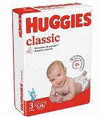 Купить huggies (хаггис) подгузники классик 3, 4-9кг 78 шт в Городце