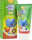 Купить little love (литтл лав) зубная паста детская сладкая клубника 2+, 62 гр в Городце