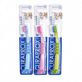 Купить curaprox (курапрокс) зубная щетка детская с гуммированной ручкой curaprox curakid 4260, 1 шт в Городце