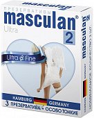 Купить masculan-2 (маскулан) презервативы ультра особо тонкие прозрачные с обильной смазкой 3шт в Городце