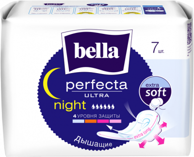 Купить bella (белла) прокладки perfecta ultra night extra soft 7 шт в Городце