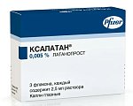 Купить ксалатан, капли глазные 0,005%, флакон-капельница 2,5мл в упаковке 3 шт в Городце