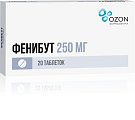 Купить фенибут, таблетки 250мг, 20 шт в Городце