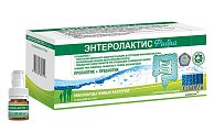 Купить энтеролактис фибра, сироп 10мл флаконы 12 шт+капсула с порошком в крышках флаконов бад в Городце
