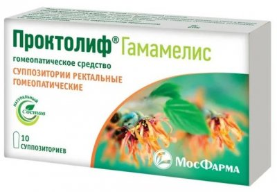 Купить проктолиф гамамелис, суппозитории ректальные гомеопатические, 10 шт в Городце