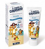 Купить pasta del сapitano (паста дель капитано) зубная паста детская тутти фрутти 3+, 75мл в Городце
