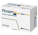 Купить лозап плюс, таблетки, покрытые оболочкой 12,5мг+50мг, 90 шт в Городце