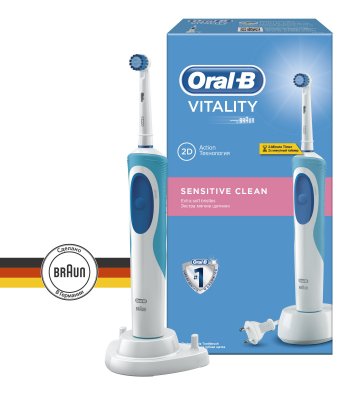 Купить oral-b (орал-би) электрическая зубная щетка vitality sensitive clean, 1 шт в Городце