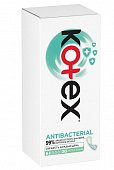 Купить котекс (kotex) прокладки ежедневные антибактериальны экстра тонкие, 20 шт в Городце