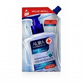 Купить aura (аура) дерма протект крем-мыло антибактериальное протект+ 500 мл в Городце