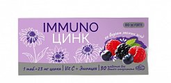 Купить иммуно цинк bioforte, таблетки со вкусом лесных ягод 800мг 30шт бад в Городце
