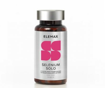 Купить elemax selenium solo (элемакс селен соло) таблетки, 60 шт бад в Городце
