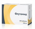 Купить флутамид, таблетки, покрытые пленочной оболочкой 250мг, 100 шт в Городце