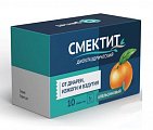 Купить смектит диоктаэдрический, порошок для приготовления суспензии для приема внутрь апельсиновый, пакет 3г, 10 шт в Городце