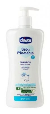 Купить chicco baby moments (чикко) шампунь без слез для новорожденных, 500мл в Городце