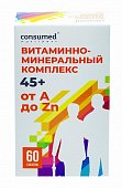 Купить витаминно-минеральный комплекс 45+ от а до zn консумед (consumed), таблетки 750мг, 60 шт бад в Городце
