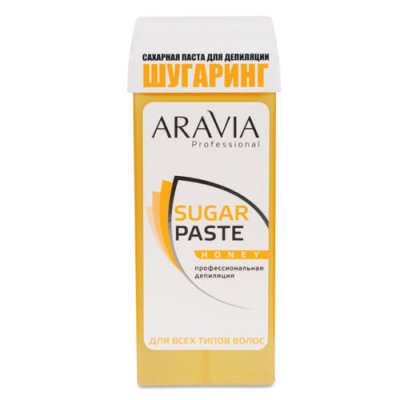Купить aravia (аравиа) паста сахарная для депиляции очень мягкой консистенции медовая картридж 150г в Городце