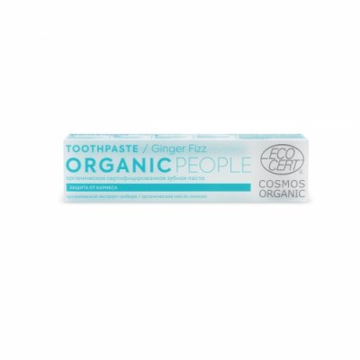 Купить organic people (органик) зубная паста имбирная шипучка 85 г в Городце