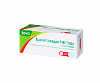 Купить триметазидин мв-тева, таблетки пролонгированного действия, покрытые пленочной оболочкой 35мг, 60 шт в Городце