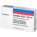 Купить тромбо асс, таблетки покрытые кишечнорастворимой пленочной оболочкой 100мг, 28 шт в Городце