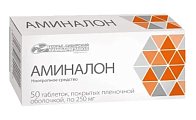 Купить аминалон, таблетки, покрытые пленочной оболочкой 250мг, 50 шт в Городце