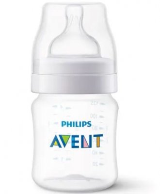 Купить avent (авент) бутылочка для кормления с рождения anti-colic с клапаном airfree 125 мл 1 шт (scy100/01) в Городце