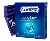 Купить contex (контекс) презервативы long love продлевающие 3шт в Городце