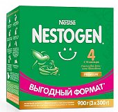 Купить nestle nestogen premium 4 (нестожен) сухая молочная смесь с 18 месяцев, 900г (3*300г) в Городце