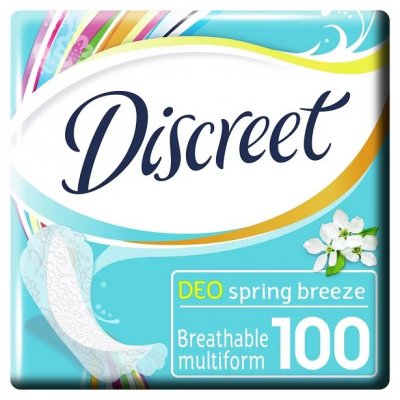 Купить discreet (дискрит) прокладки део весенний бриз 100шт в Городце