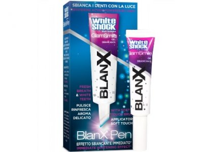 Купить бланкс (blanx) зубная паста white shock отбеливающий гелевый карандаш для зубов, 12мл в Городце