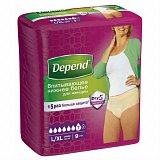 Depend (Депенд) впитывающее нижнее белье для женщин, размер L-XL (50-56), 9 шт