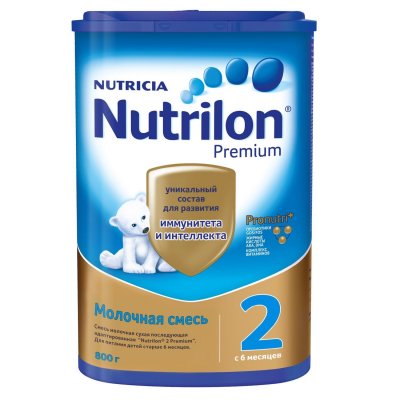 Купить нутрилон премиум 2 (nutrilon 2 premium) молочная смесь с 6 месяцев, 800г в Городце