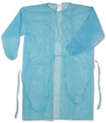 Купить халат медицинский одноразовый нестерильный комфэкс универсальный на резинках меди-п, размер xxl в Городце