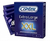 Купить contex (контекс) презервативы extra large увеличенного размера 3шт в Городце