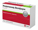 Купить индапамид-велфарм, таблетки, покрытые пленочной оболочкой 2,5мг, 50 шт в Городце