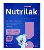Купить нутрилак (nutrilak) премиум безлактозный молочная смесь с рождения, 350г в Городце