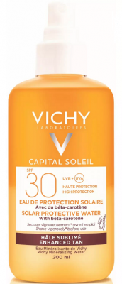Купить vichy capital soleil (виши) спрей двухфазный для тела активатор загара 200мл spf30 в Городце