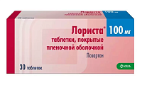 Купить лориста, таблетки, покрытые пленочной оболочкой 100мг, 30 шт в Городце