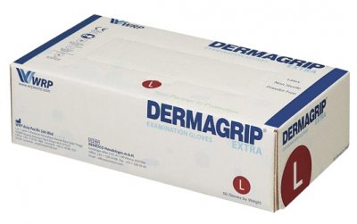 Купить перчатки dermagrip extra смотровые неопудрен размер l 25 пар в Городце