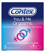 Купить contex (контекс) презервативы you&me orgasmic из натурального латекса 3шт в Городце