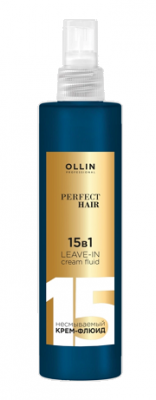 Купить ollin prof perfect hair (оллин) крем-флюид для волос несмываемый 15в1, 250мл в Городце
