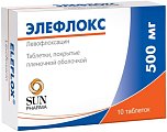 Купить элефлокс, таблетки, покрытые пленочной оболочкой 500мг, 10 шт в Городце