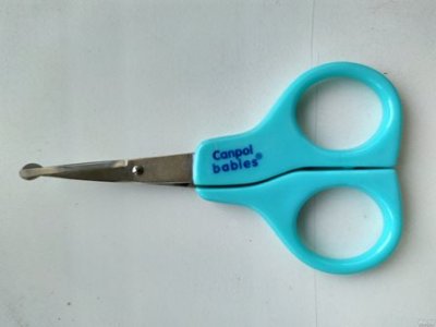 Купить canpol (канпол) ножницы для детей с рождения голубые 1 шт в Городце