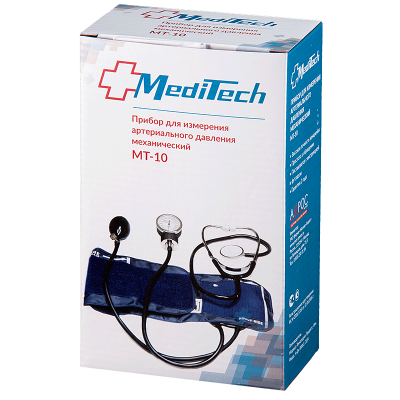 Купить тонометр механический meditech (медитеч) mt-10, со стетоскопом в Городце
