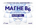 Купить магне b6, раствор для приема внутрь, 100 мг+10 мг ампулы 10мл, 10 шт в Городце