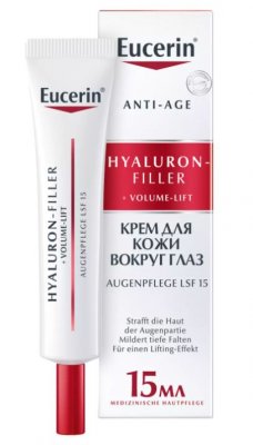 Купить эуцерин (eucerin hyaluron-filler+volume-lift (эуцерин) крем для кожи вокруг глаз 15 мл в Городце