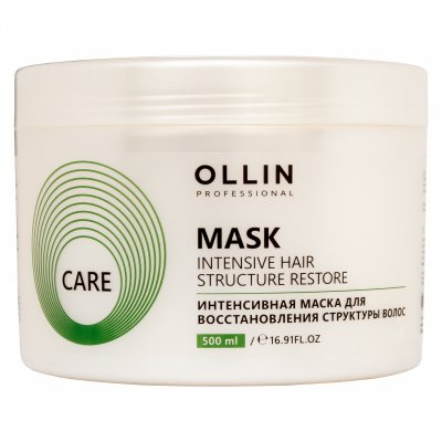 Купить ollin prof care (оллин) маска интенсивная для восстановления структуры волос, 500мл в Городце