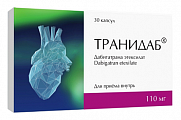 Купить транидаб, капсулы 110мг 30шт в Городце