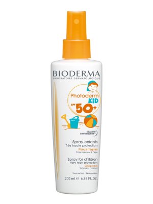 Купить bioderma photoderm kids (биодерма фотодерм) спрей для лица и тела солнцезащитный 200мл spf50+ в Городце