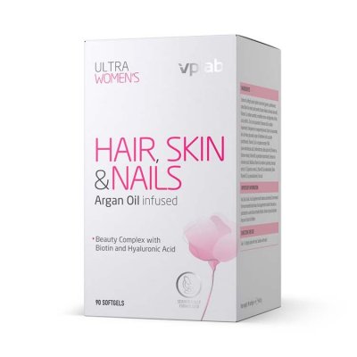 Купить vplab ultra women's витаминно-минеральный комплекс для улучшения состояния волос, ногтей и кожи у женщин, мягкие капсулы 90 шт бад в Городце